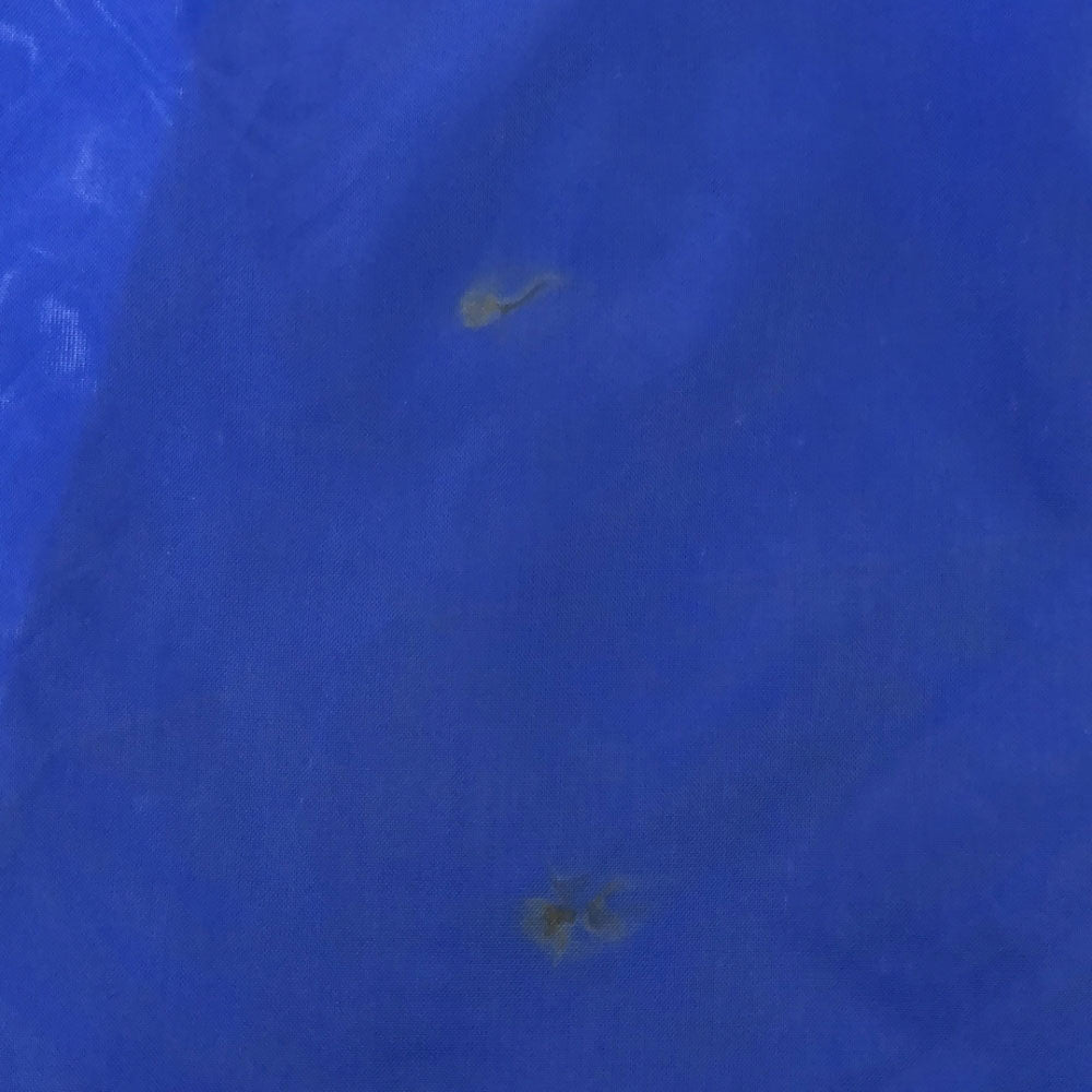 Pla-Jac プラジャック 70s USA製 プリント 刺繍 ワッペン ナイロン コーチジャケット M ブルー オールド ヴィンテージ メンズ