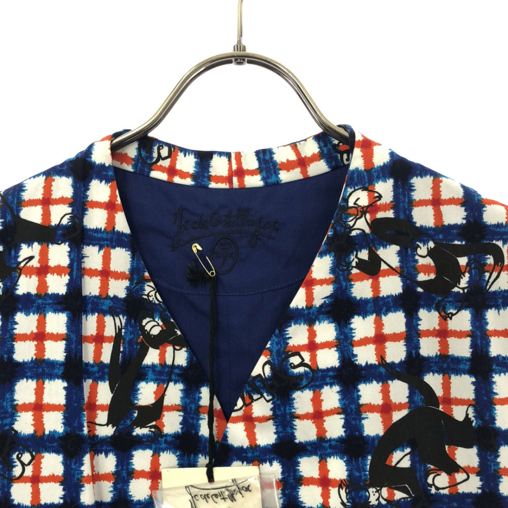 未使用 JC de CASTELBAJAC カステルバジャック ベスト 50 ブルー系 レディース