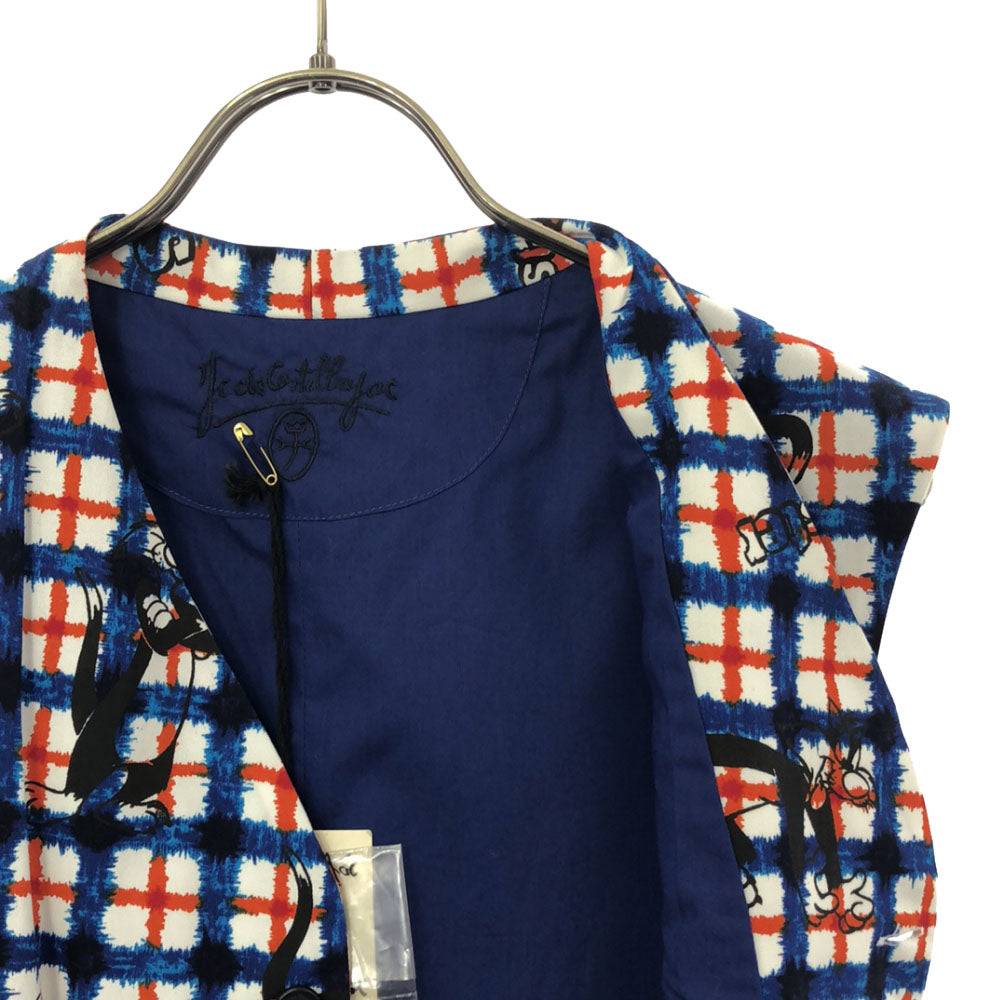 未使用 JC de CASTELBAJAC カステルバジャック ベスト 50 ブルー系 レディース