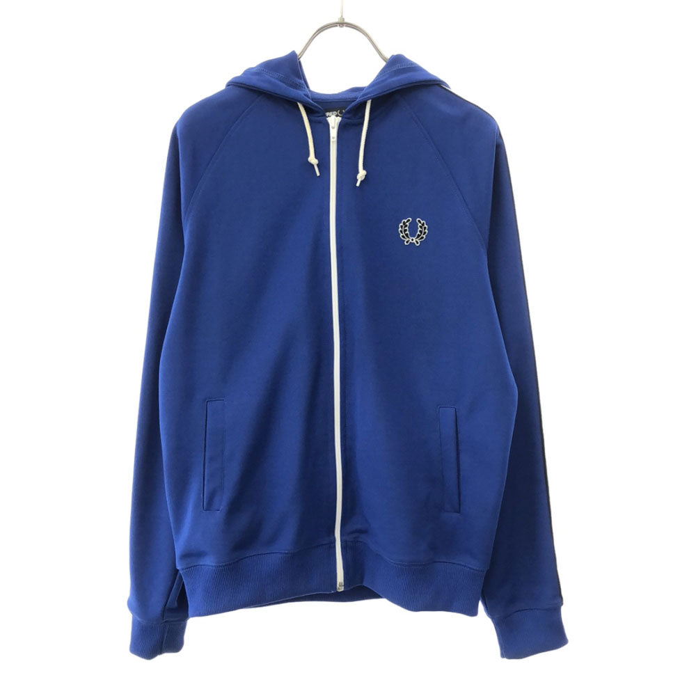 フレッドペリー ジャージジャケット S ブルー FRED PERRY スポーツウェア SPORTSWEAR ジップパーカー メンズ
