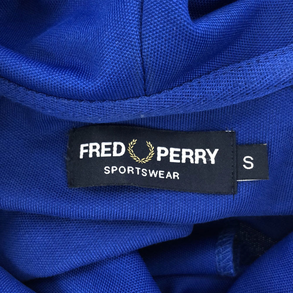 フレッドペリー ジャージジャケット S ブルー FRED PERRY スポーツウェア SPORTSWEAR ジップパーカー メンズ