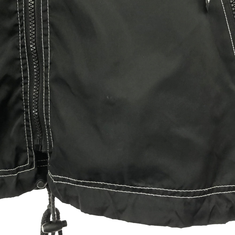 Bear ベアー 90s バックプリント コーチジャケット ナイロンジャケット ブラック オールド メンズ