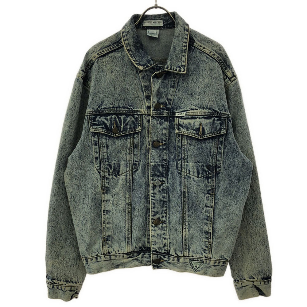 Guess ゲス 90s USA製 デニムジャケット M Gジャン GEORGES MARCIANO オールド メンズ