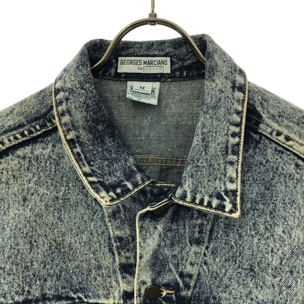Guess ゲス 90s USA製 デニムジャケット M Gジャン GEORGES MARCIANO オールド メンズ