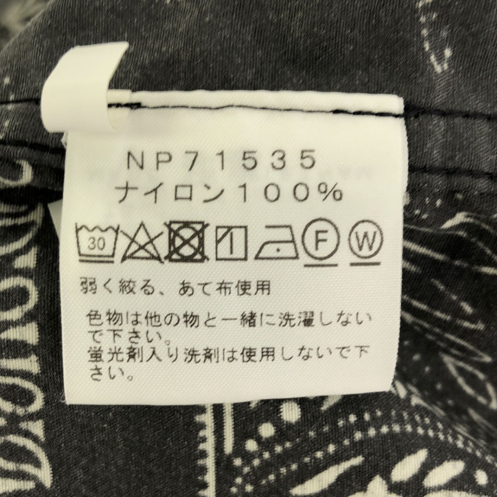 ザノースフェイス NP71535 総柄 ナイロンジャケット M ブラック系 THE NORTH FACE アウトドア メンズ