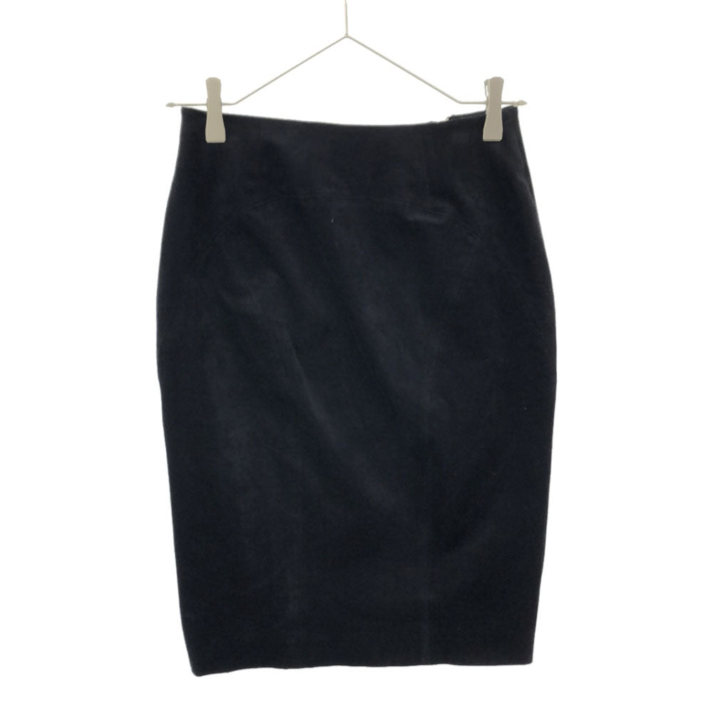 Alexander Wang アレキサンダーワン ミディ丈 フロントツージップ タイトスカート 2 ブラック レディース