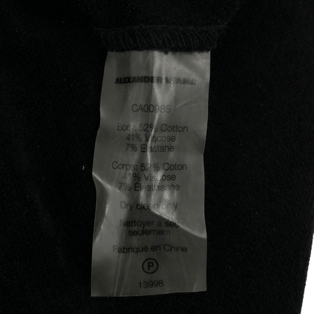 Alexander Wang アレキサンダーワン ミディ丈 フロントツージップ タイトスカート 2 ブラック レディース