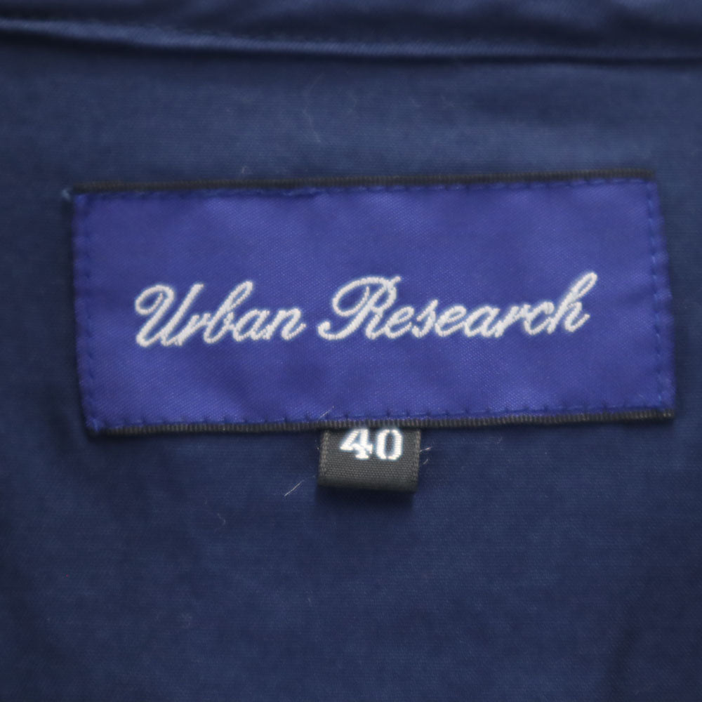アーバンリサーチ コットンジャケット 40 ネイビー URBAN RESEARCH フード メンズ