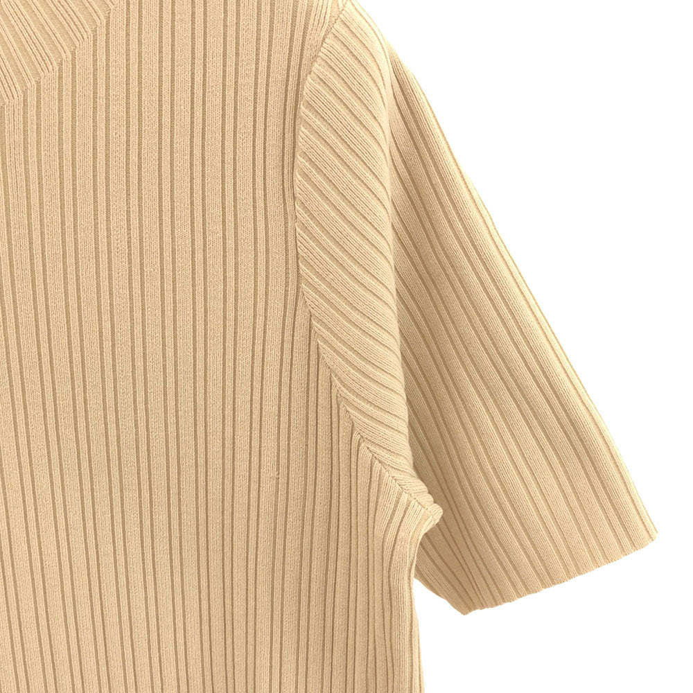 未使用 BARNYARDSTORM バンヤードストーム 半袖 レーヨン ロングワンピース F ベージュ タグ付き レディース