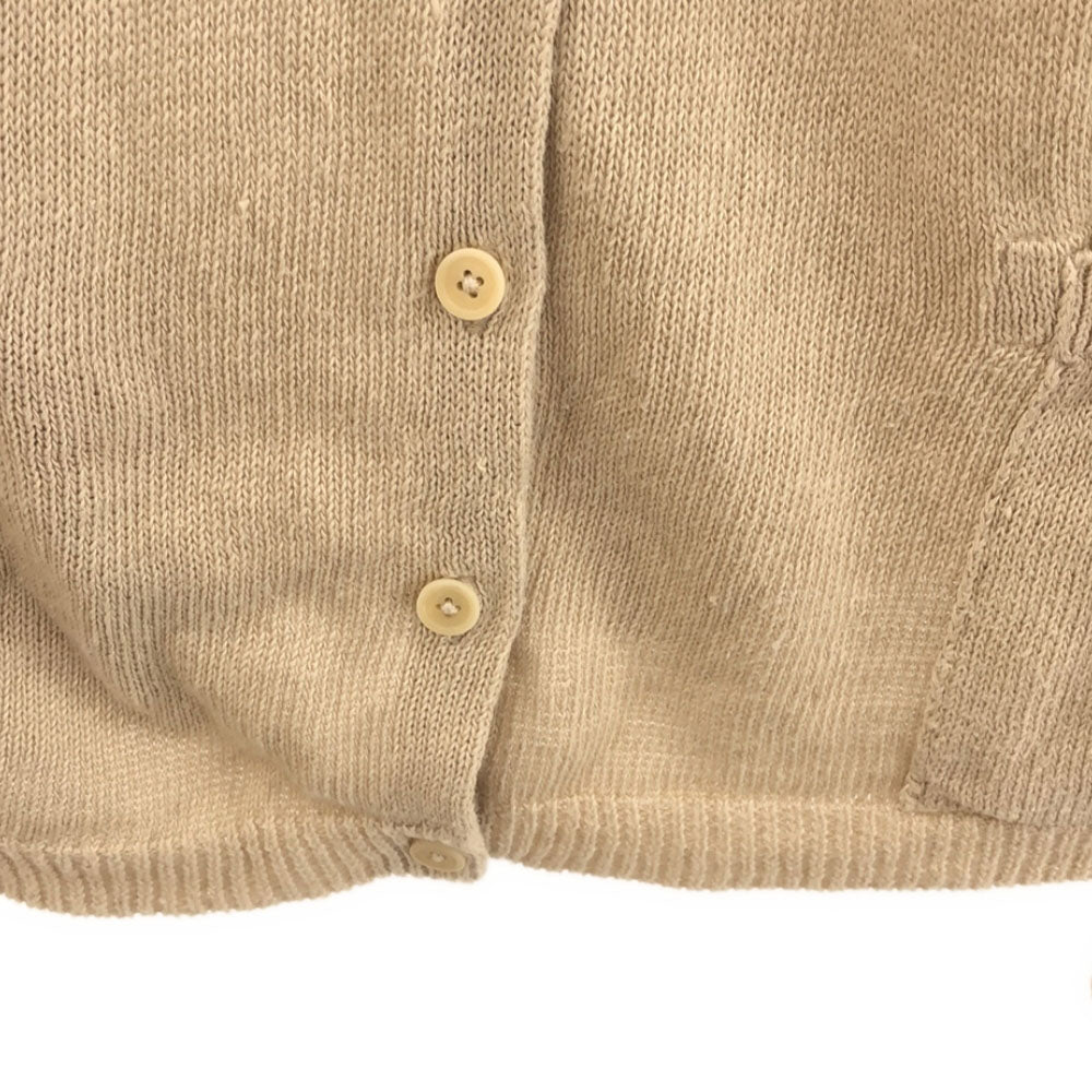 エムエイチエル リネンブレンド 長袖 ニットカーディガン 2 ベージュ MHL. MARGARET HOWELL レディース