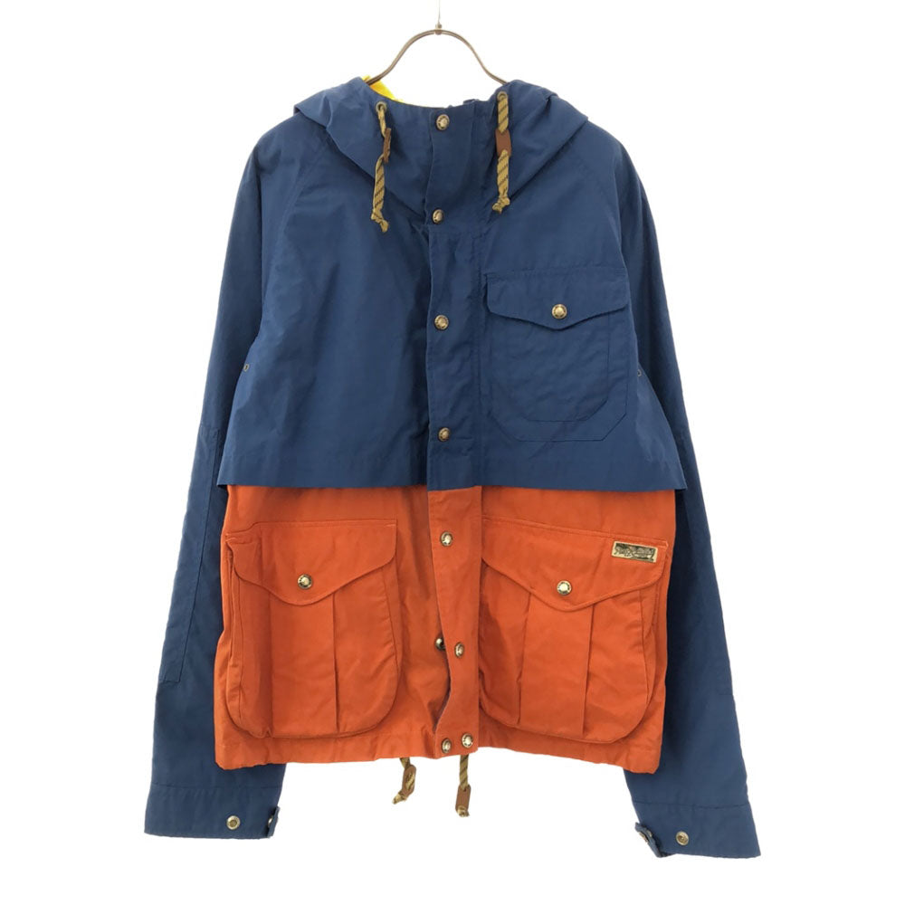 ポロバイラルフローレン マウンテンパーカー S ブルー×オレンジ Polo by Ralph Lauren メンズ
