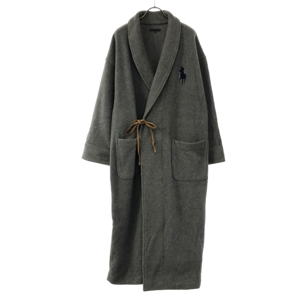 ラルフローレン ビッグポニー ガウンコート L グレー RALPH LAUREN メンズ