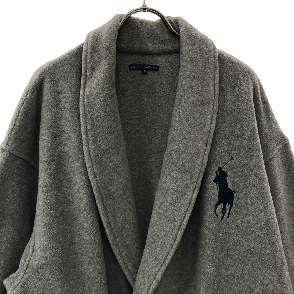 ラルフローレン ビッグポニー ガウンコート L グレー RALPH LAUREN メンズ