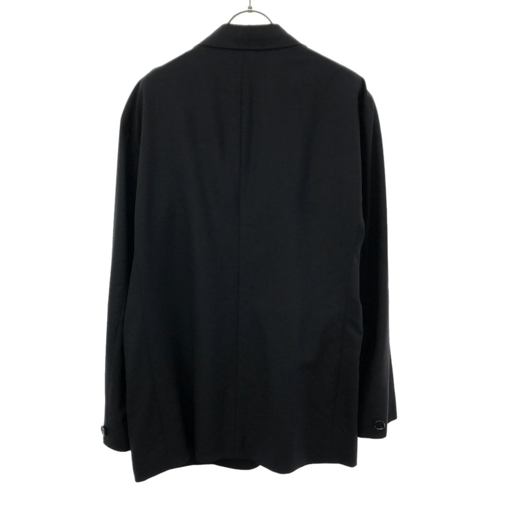ISSEY MIYAKE イッセイミヤケ 日本製 ウールブレンド テーラードジャケット 2 ブラック メンズ