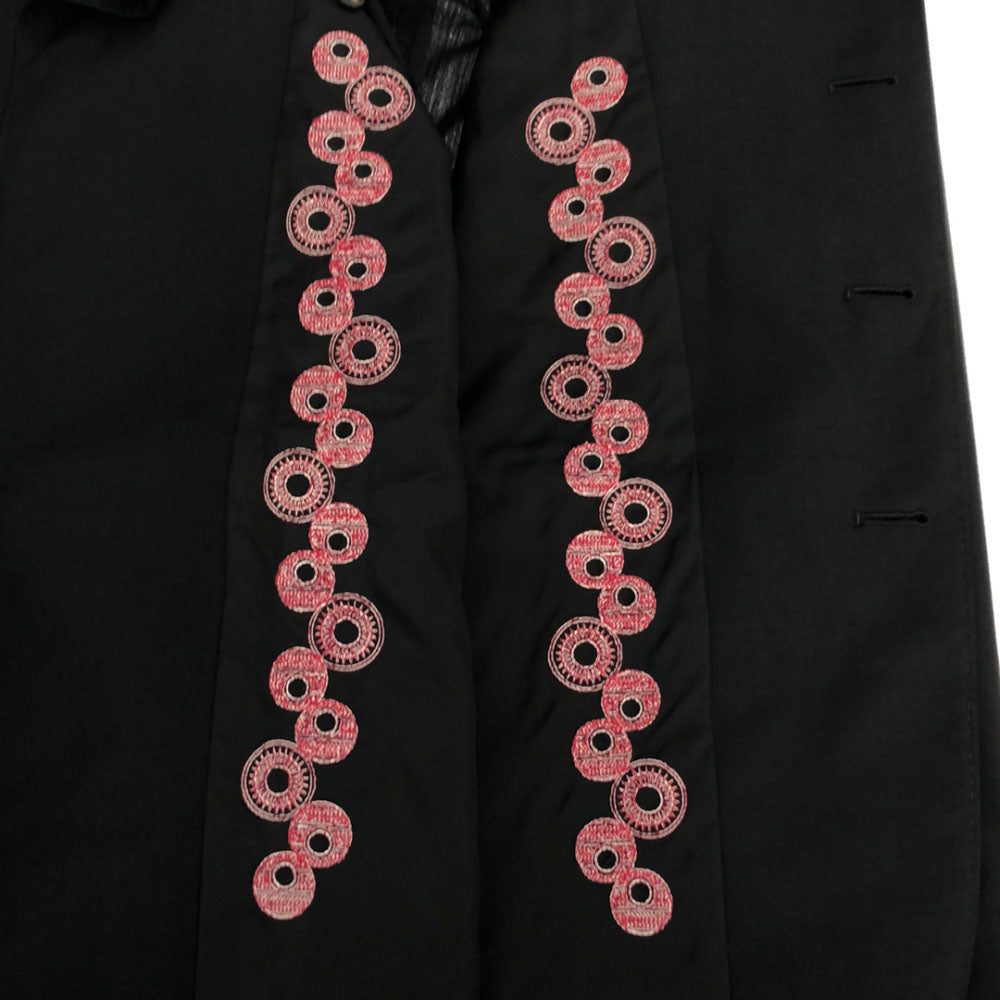 ISSEY MIYAKE イッセイミヤケ 日本製 ウールブレンド テーラードジャケット 2 ブラック メンズ