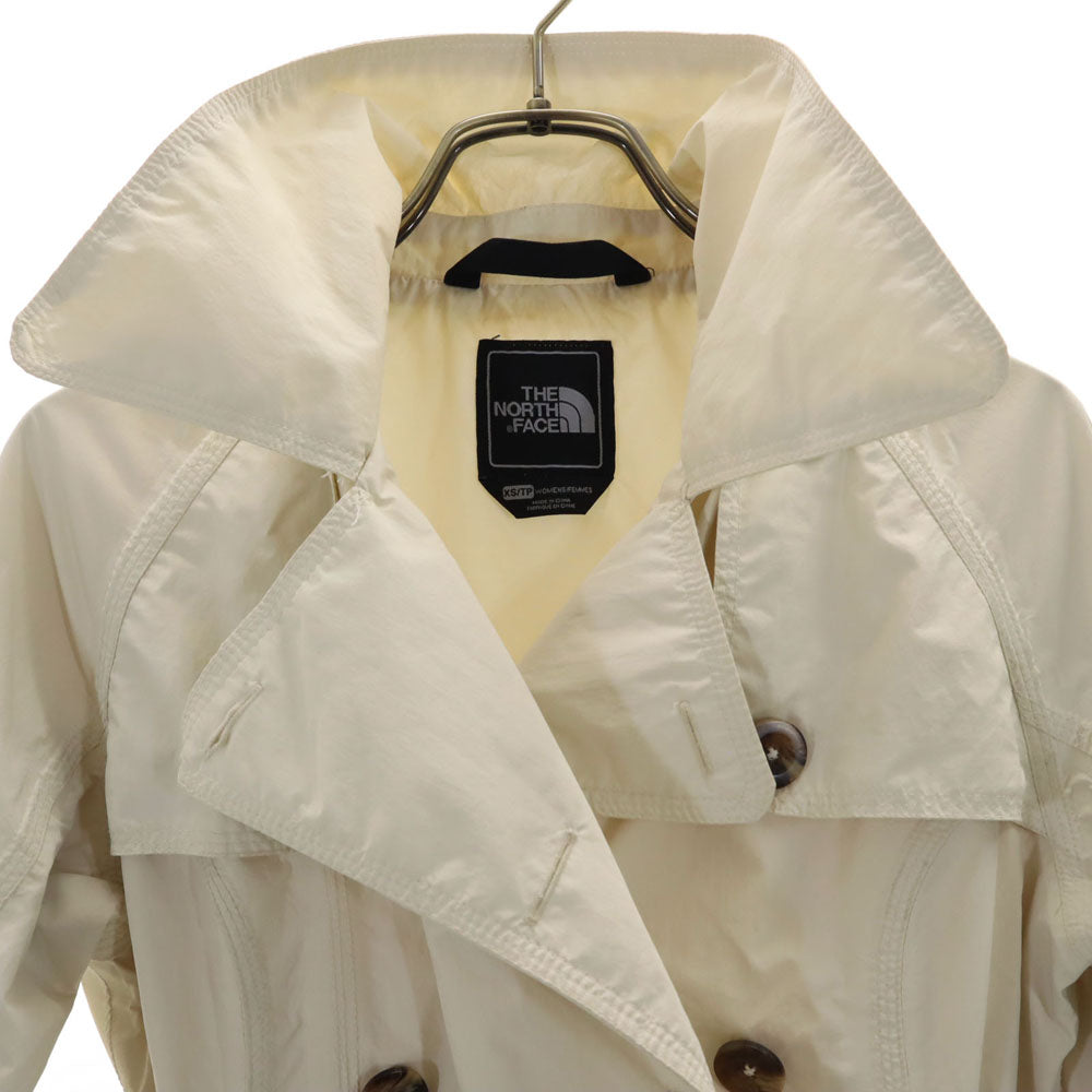 THE NORTH FACE ザノースフェイス トレンチコート XS ベージュ系 ベルト付き アウトドア レディース