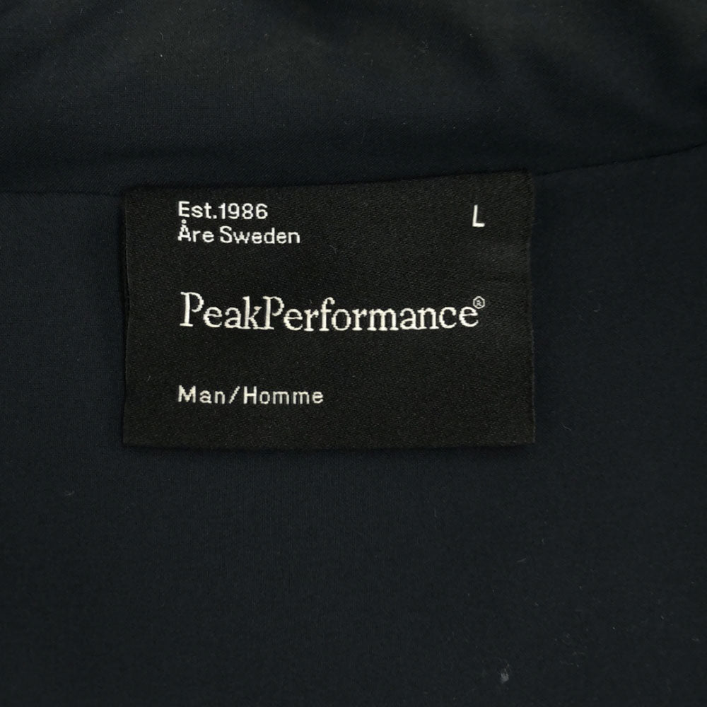 PeakPerformance ピークパフォーマンス ジップパーカー L ネイビー×ダークグレー メンズ