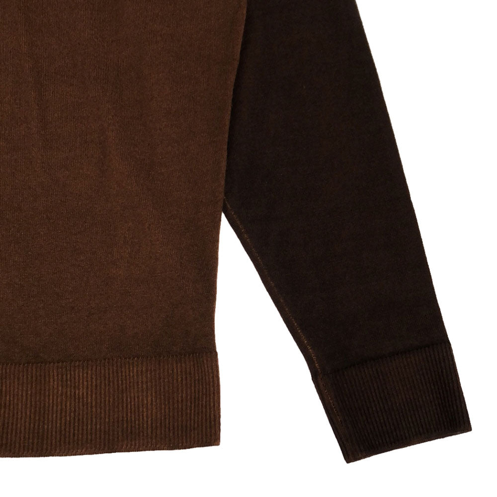 Pringle プリングル ウール イタリア製 長袖 セーター L ブラウン ニット メンズ