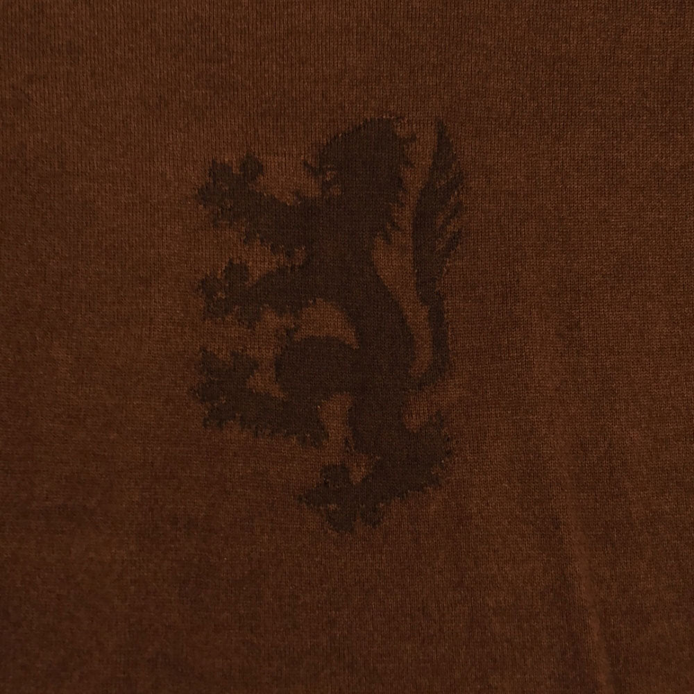 Pringle プリングル ウール イタリア製 長袖 セーター L ブラウン ニット メンズ