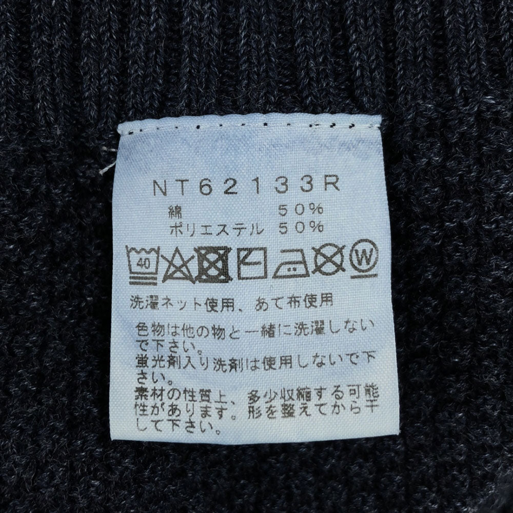 THE NORTH FACE ザノースフェイス 日本製 NT62133R 長袖 SLOBEFIT セーター S ネイビー ニット アウトドア メンズ