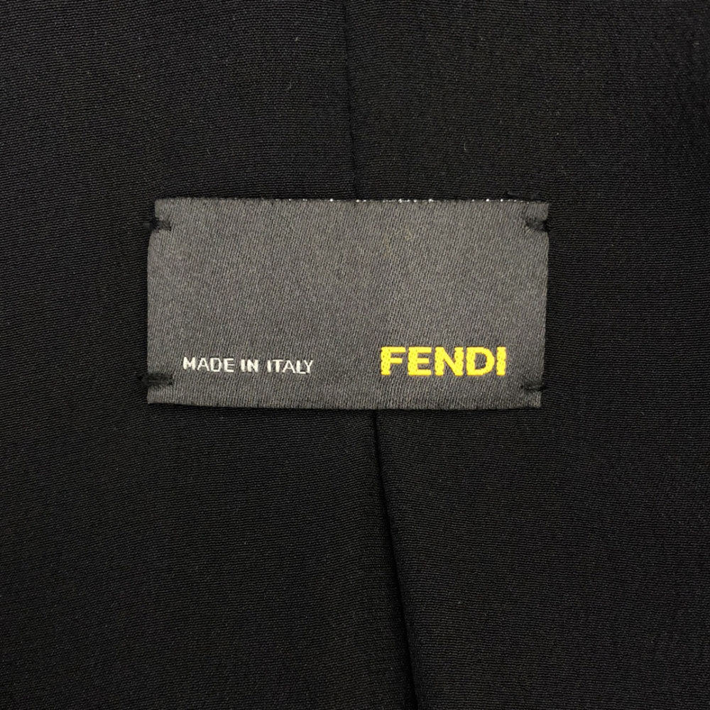 FENDI フェンディ トレンチコート 38 ブラック レディース