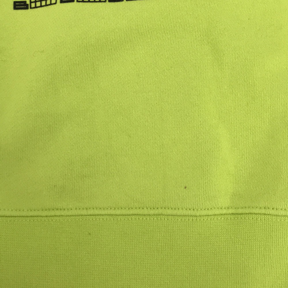 Billionaire Boys Club ビリオネアボーイズクラブ プリント 長袖 スウェットパーカー S ライムイエロー プルオーバー トレーナー メンズ