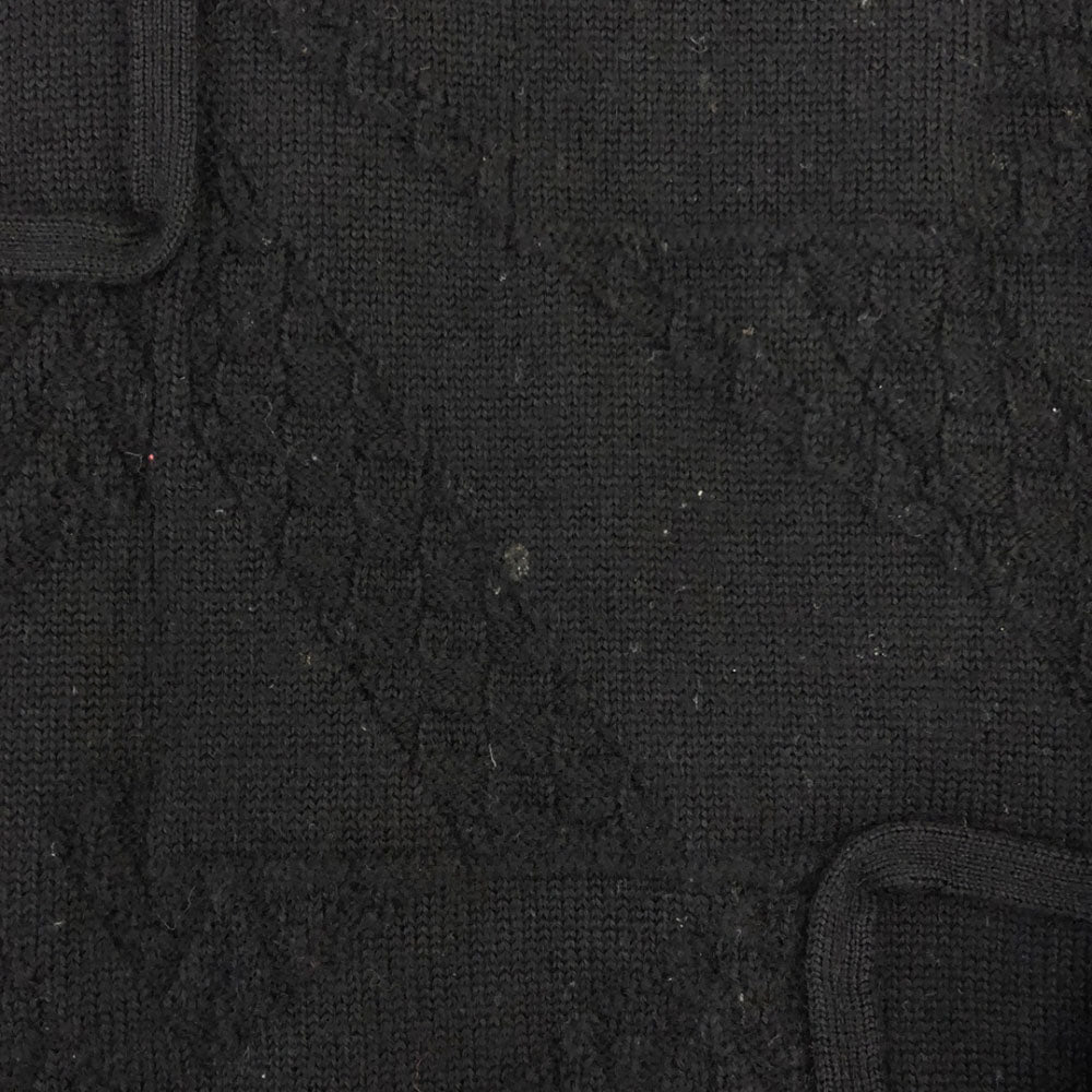 KENZO GOLF ケンゾーゴルフ 日本製 ゴルフ 長袖 セーター ブラック系 ニット メンズ