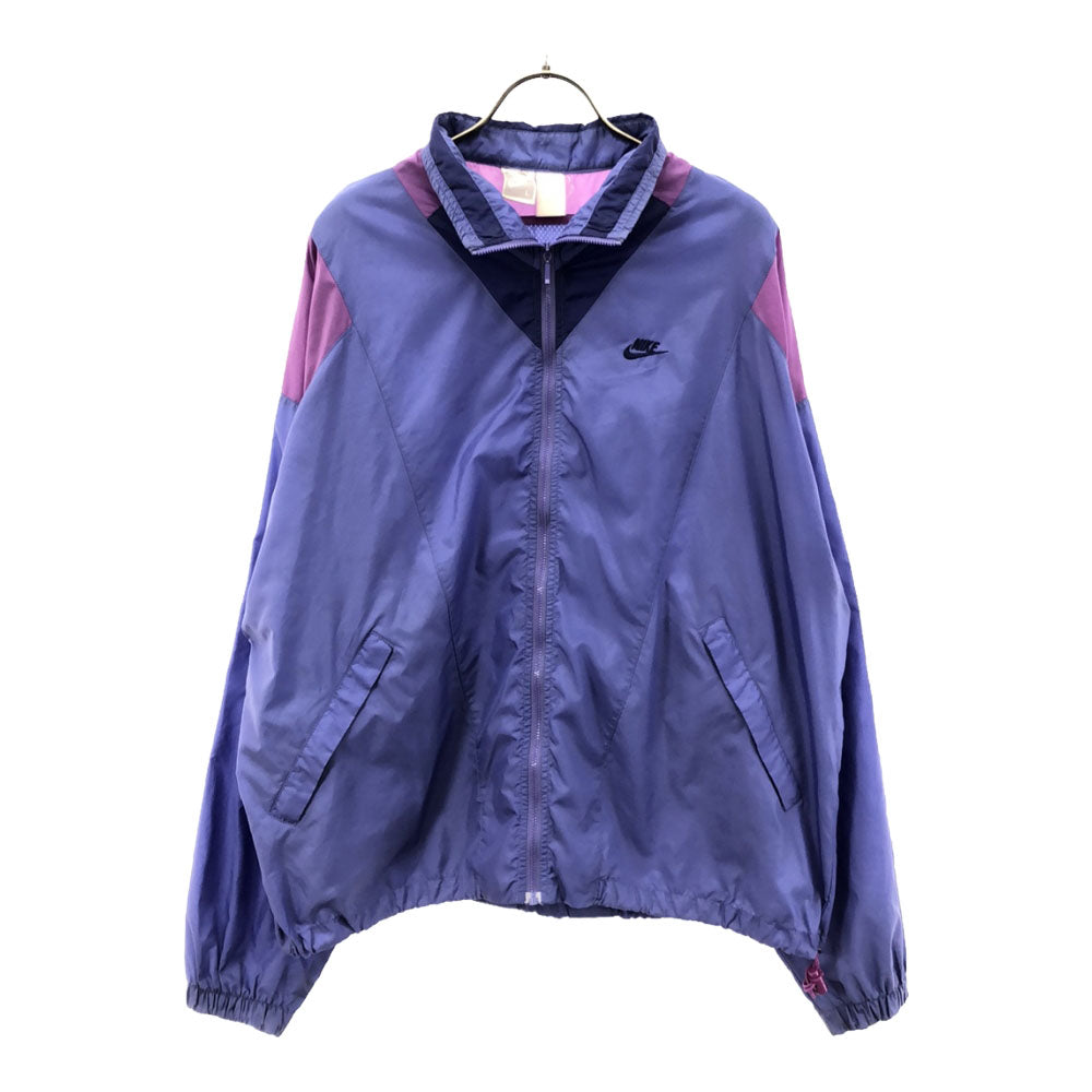NIKE ナイキ 90s 銀タグ トレーニング ウインドブレーカー L パープル系 ジャケット スポーツ オールド メンズ