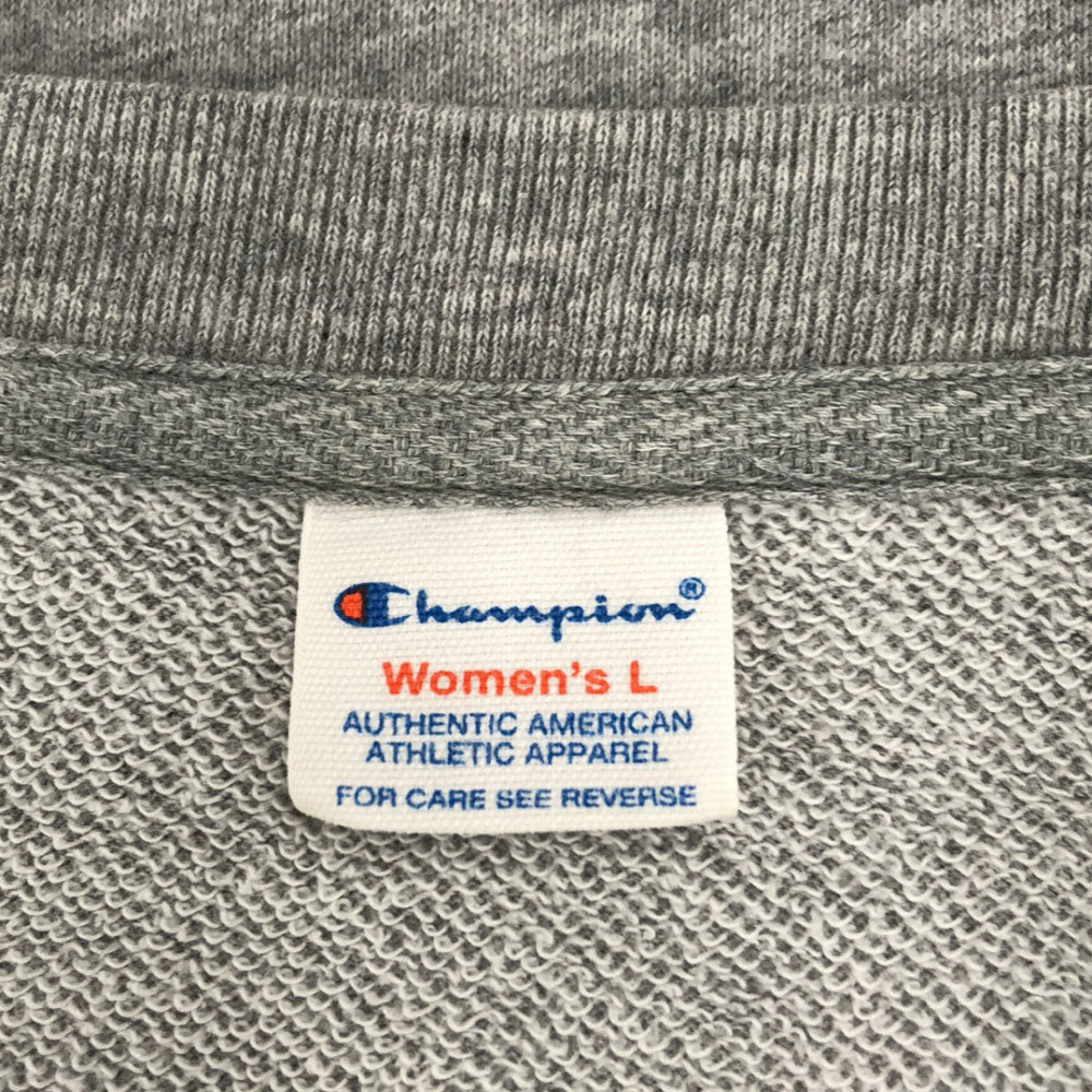 チャンピオン 長袖 スウェット トレーナー L グレー Champion レディース