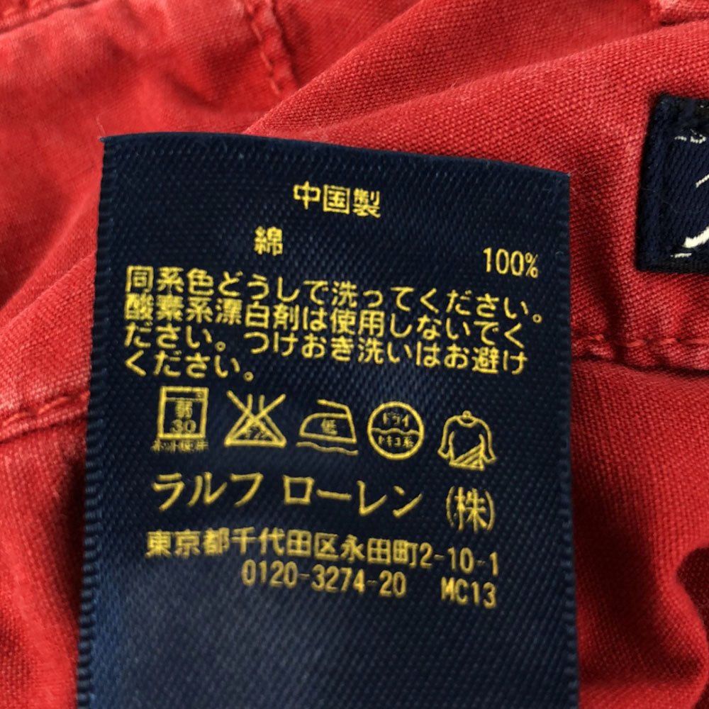 ポロラルフローレン ショートパンツ 36 ネイビー×レッド POLO RALPH LAUREN メンズ