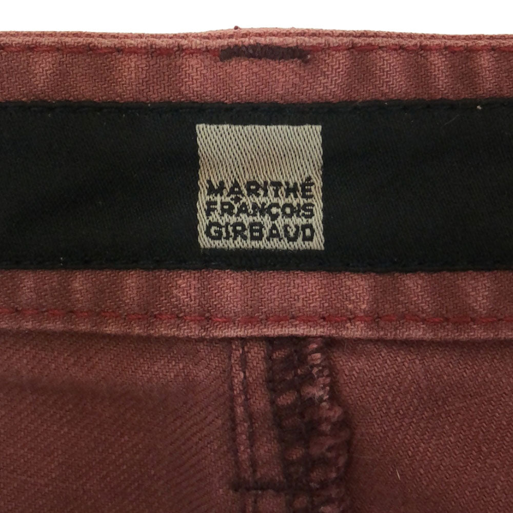 MARITHE + FRANCOIS GIRBAUD マリテフランソワジルボー 90s ショートパンツ S レッド系 オールド ヴィンテージ メンズ
