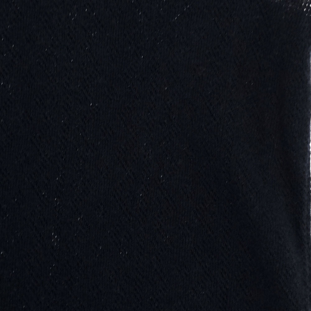 tricot COMME des GARCONS トリココムデギャルソン AD2010 日本製 TG-T023 長袖 リネンブレンド カットソー S ネイビー レディース