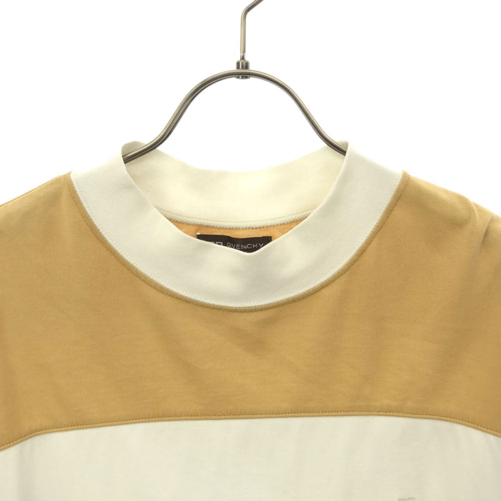 Givenchy ジバンシー 日本製 長袖 カットソー M ホワイト×ブラウン トレーナー メンズ