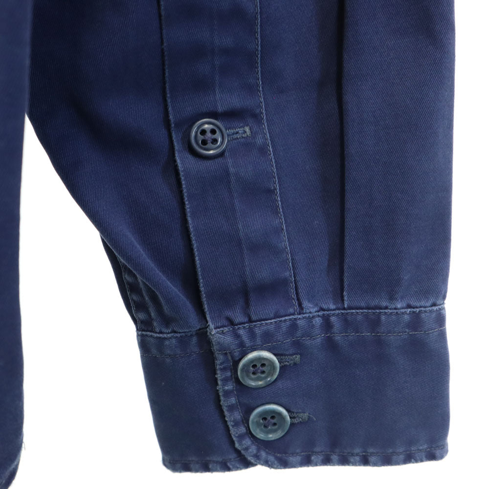 RRL 一ツ星 長袖 コットンシャツ S ネイビー ダブルアールエル RALPH LAUREN メンズ