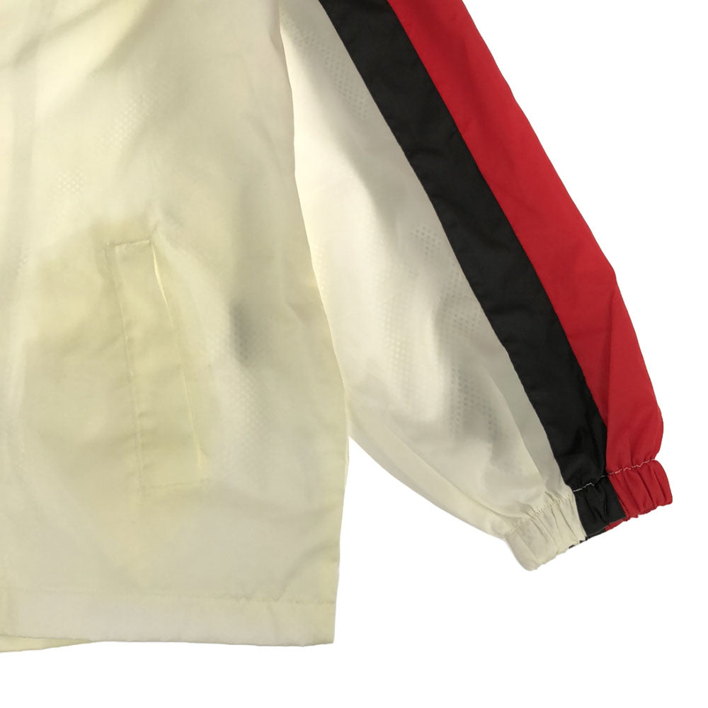 PUMA プーマ 90s 未使用 トレーニング 長袖 ジップジャケット L ホワイト系 フード 裏メッシュ タグ付き オールド メンズ