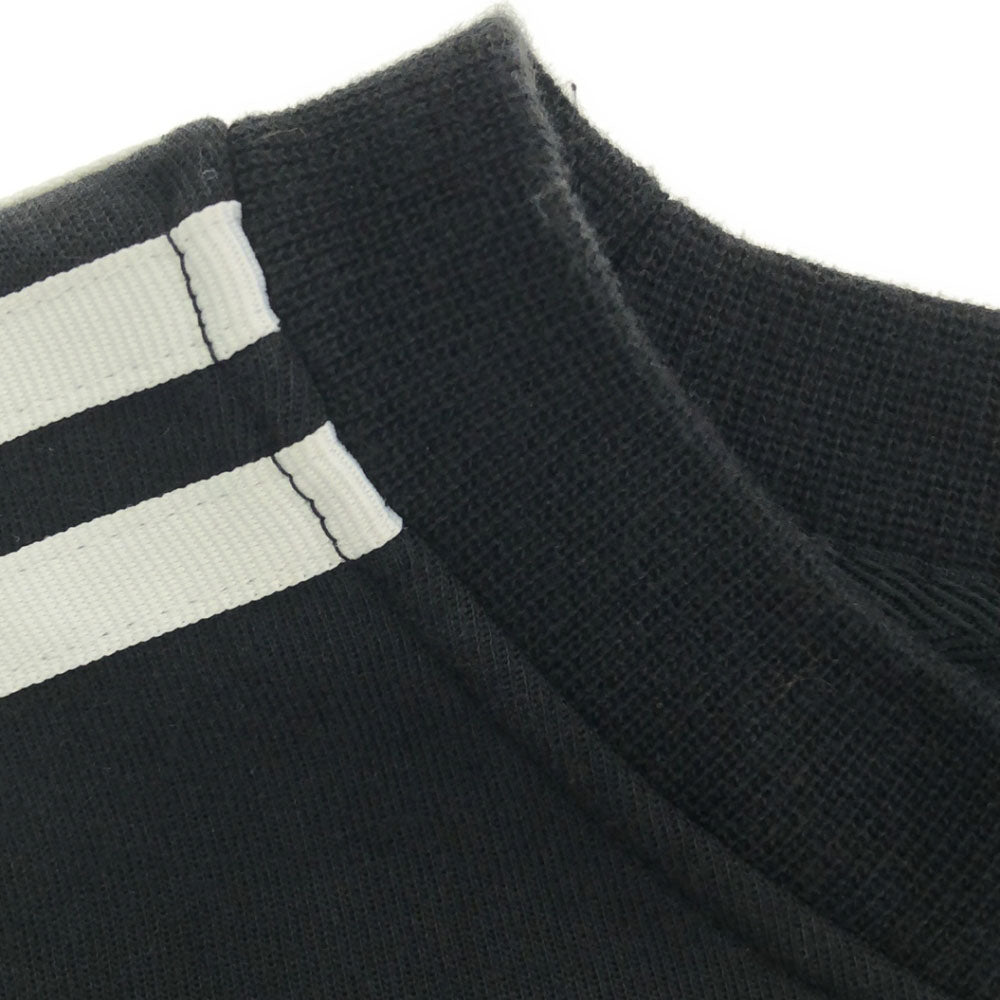 adidas アディダス トレフォイルロゴ刺繍 長袖 スウェット トレーナー OT ブラック レディース