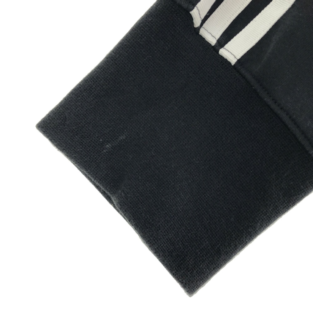 adidas アディダス トレフォイルロゴ刺繍 長袖 スウェット トレーナー OT ブラック レディース