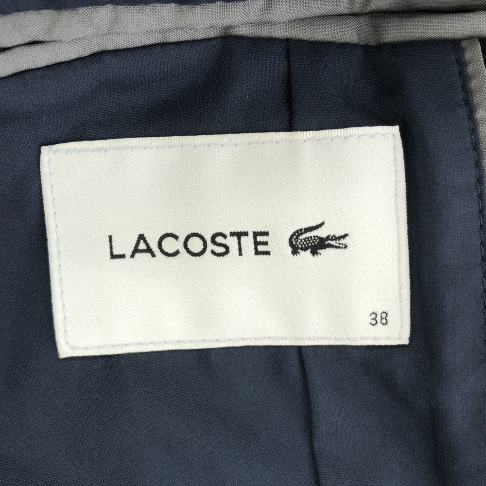 LACOSTE ラコステ テーラードジャケット 38 ネイビー レディース