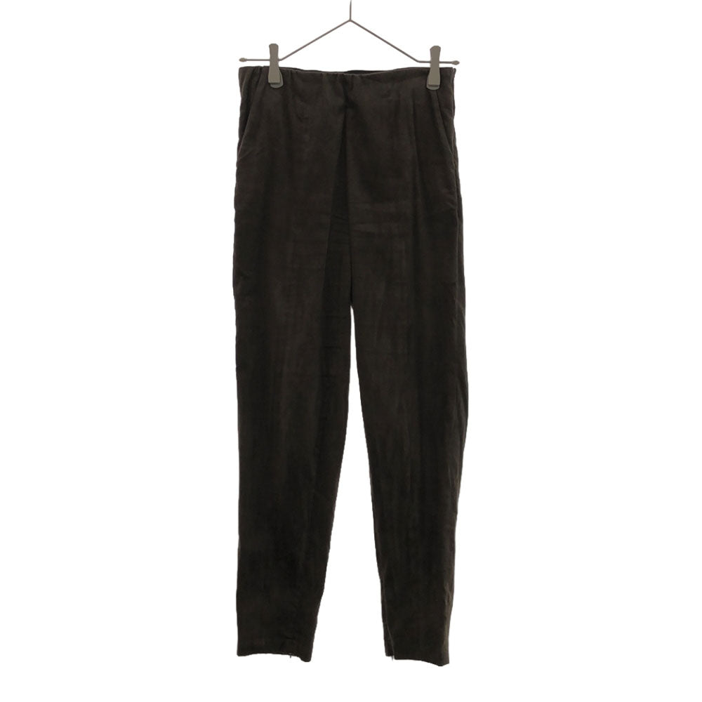 アールエイチシーロンハーマン 日本製 フェイクスエード テーパードパンツ S ブラウン レディース