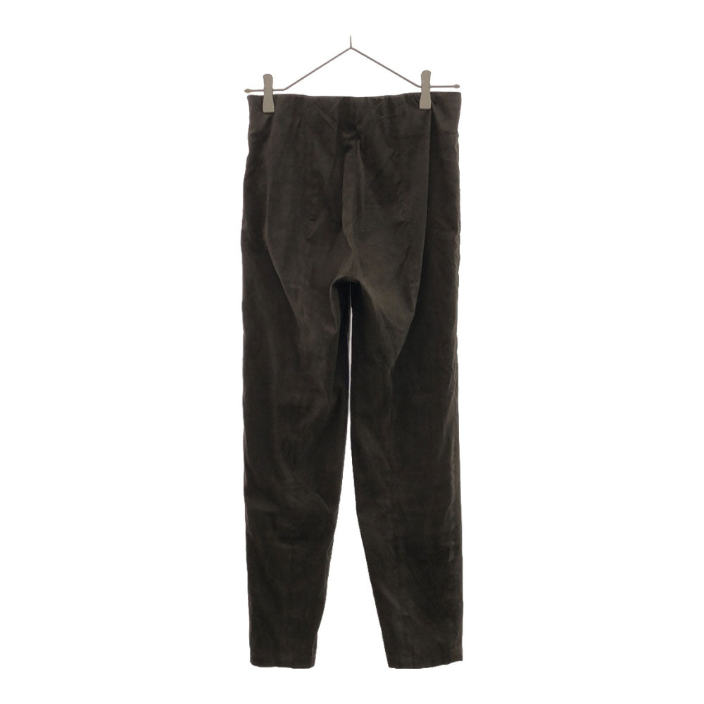 アールエイチシーロンハーマン 日本製 フェイクスエード テーパードパンツ S ブラウン レディース