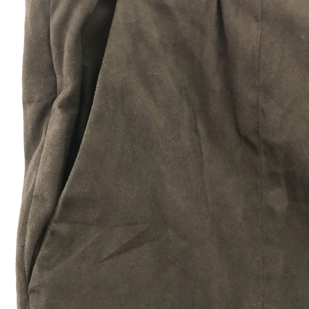 アールエイチシーロンハーマン 日本製 フェイクスエード テーパードパンツ S ブラウン レディース