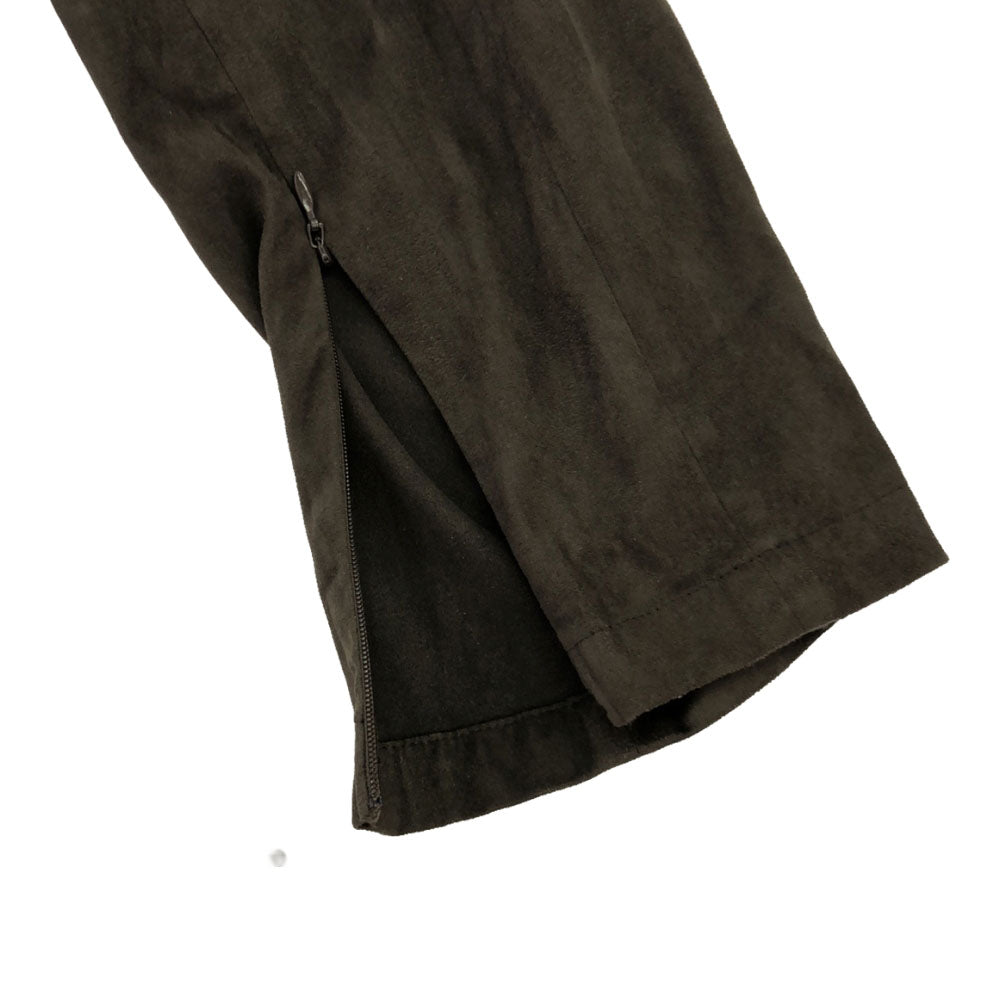 アールエイチシーロンハーマン 日本製 フェイクスエード テーパードパンツ S ブラウン レディース