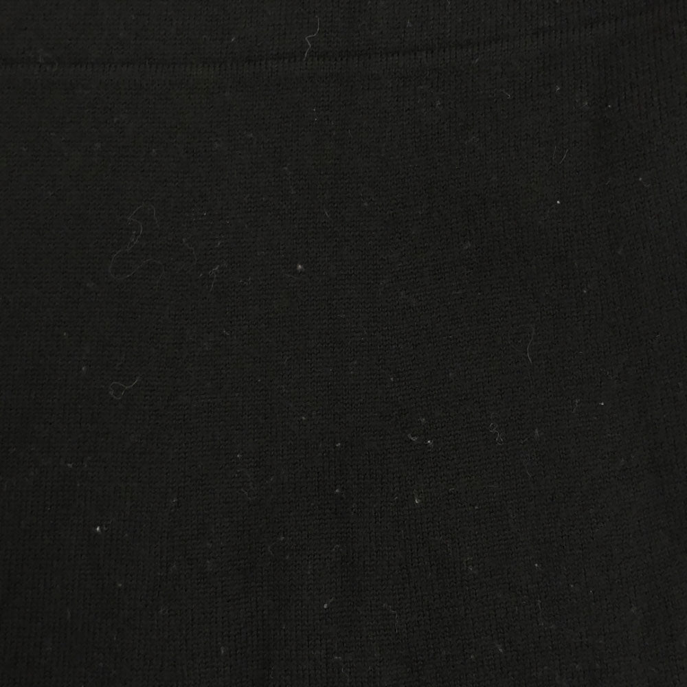 バーバリーロンドンイングランド ワッペン 長袖 ニット ワンピース 140 ブラック BURBERRY LONDON ENGLAND キッズ