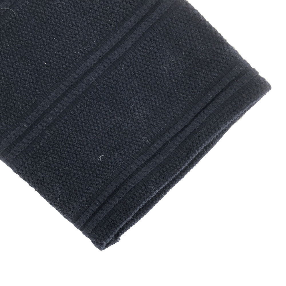 BLACK LABEL CRESTBRIDGE ブラックレーベルクレストブリッジ 三陽商会 ロゴ刺繍 ボーダー 長袖 Vネック カットソー 2 ネイビー メンズ