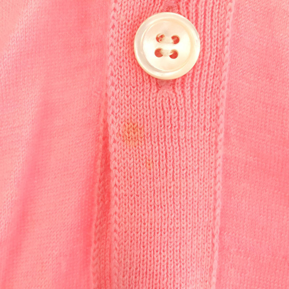 トリココムデギャルソン 長袖 Vネック カーディガン ピンク tricot COMME des GARCONS レディース