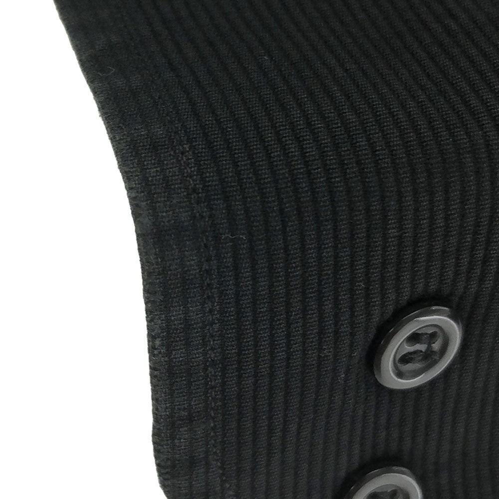 Emporio Armani エンポリオアルマーニ ストライプ 長袖 ボタンダウンシャツ 38 ブラック メンズ