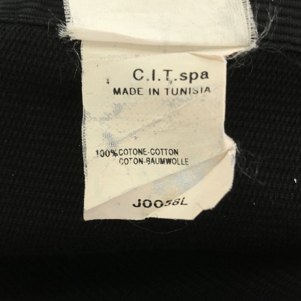 Emporio Armani エンポリオアルマーニ ストライプ 長袖 ボタンダウンシャツ 38 ブラック メンズ