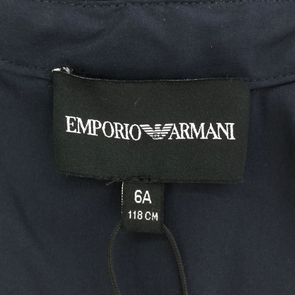 未使用 Emporio Armani エンポリオアルマーニ 長袖 シャツ 118cm ネイビー キッズ