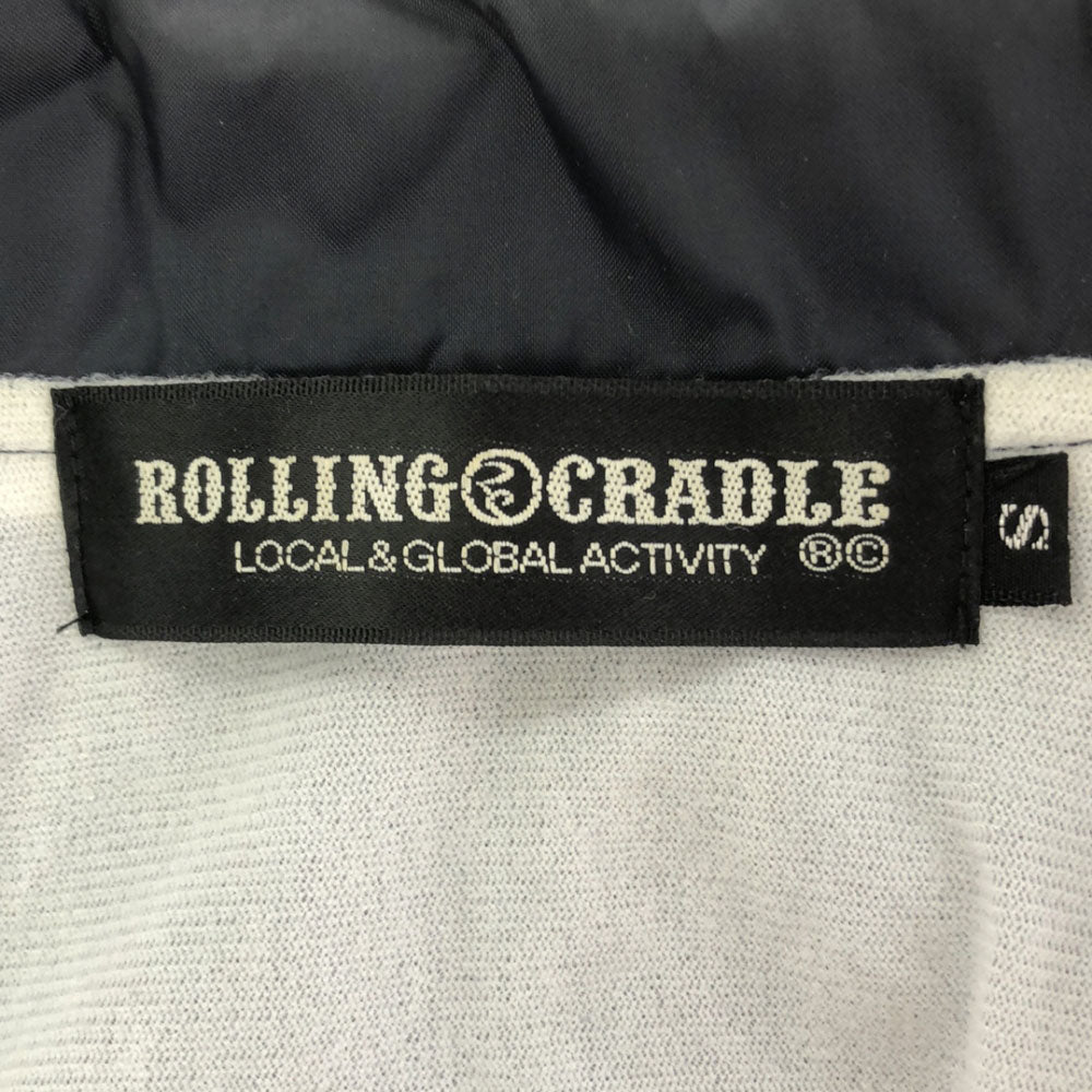 ROLLING CRADLE ローリングクレイドル スラッシャー コラボ バックプリント コーチジャケット S ネイビー THRASHER メンズ