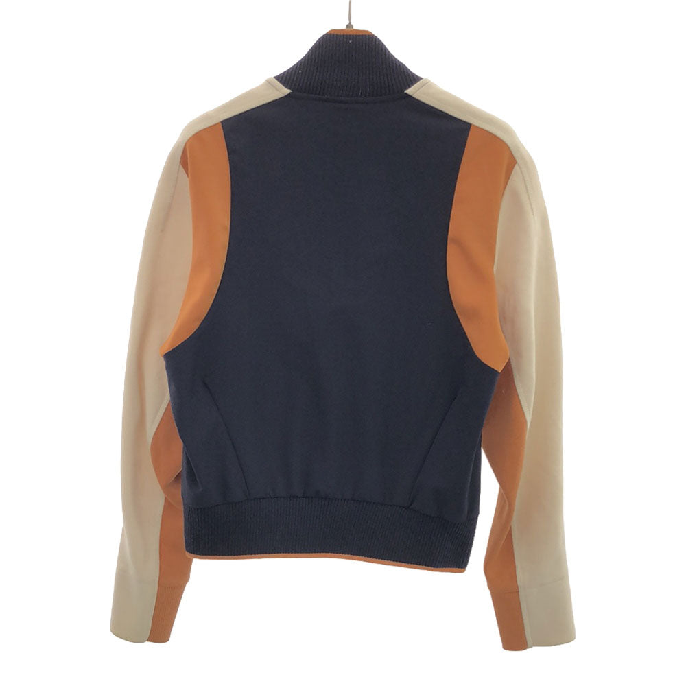 アディダス ワッペン ロゴプリント トラックジャケット M ネイビー系 adidas ブルゾン レディース